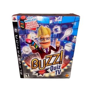 Buzz! Quiz TV For Playstation 3:Brand New in Box:Rare trivia Vintage Video Game
